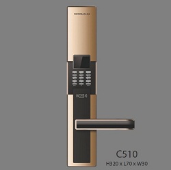 Khóa thẻ từ Dessmann C510 vàng ( Đức)